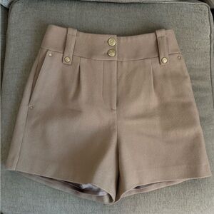 Holland Cooper Luxe Tailored Shorts Camel